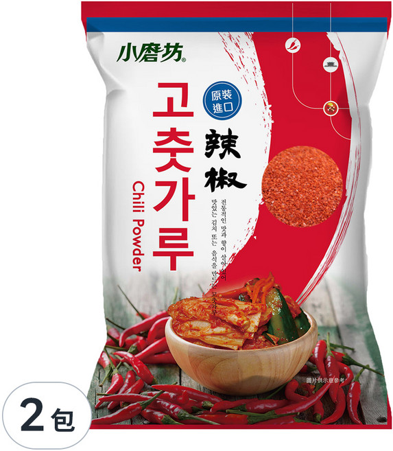 小磨坊 辣椒粉 泡菜用, 500g, 2包