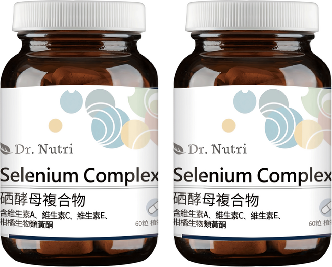 Dr. Nutri 芯漾生醫 硒酵母複合物, 60顆, 360mg, 2瓶