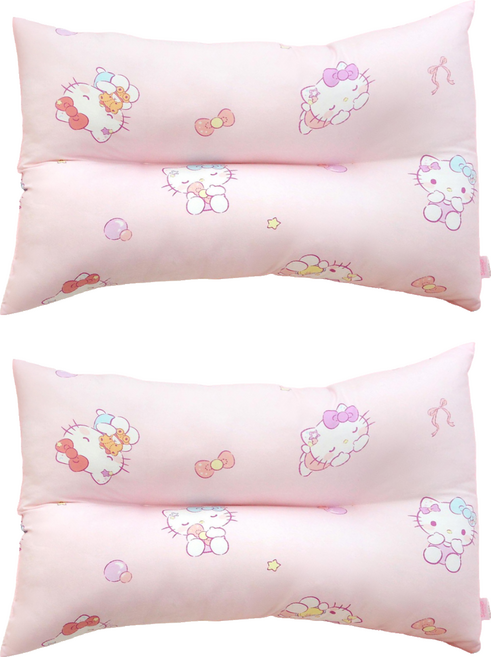 NARA HOME DECO 三麗鷗 泡泡夢想 頸椎枕, 2個, Hello Kitty