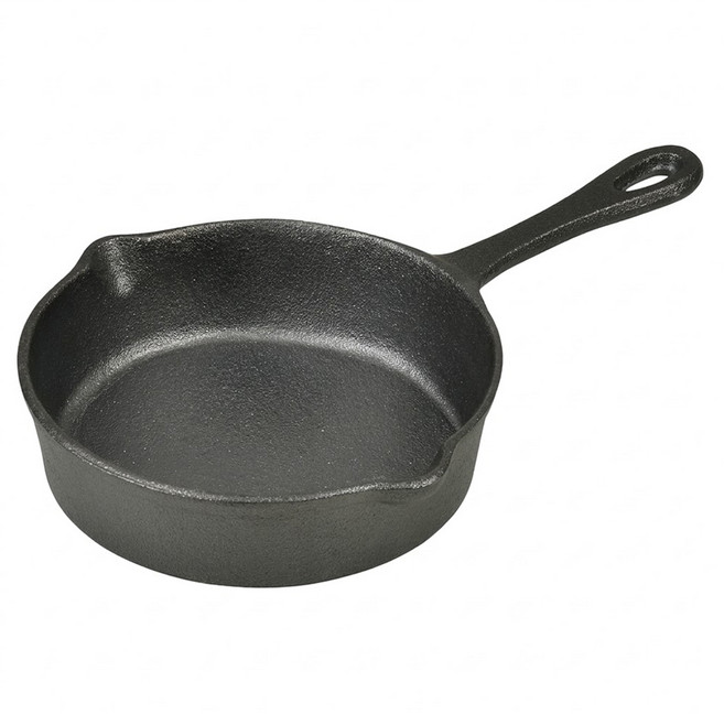 PEARL LIFE 珍珠金屬 IH/烤箱適用 圓形鑄鐵煎鍋 HB-6208, 13cm, 1個