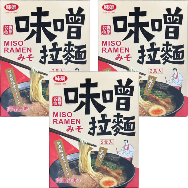 味榮 豐原名物 味噌拉麵 134.8g, 6包