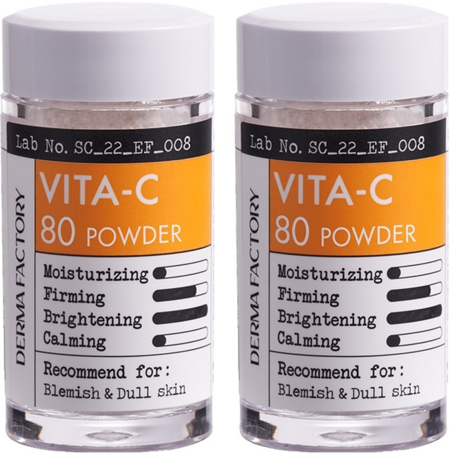 DermaFactory 維他命C 80 粉末, 4.5g, 2個