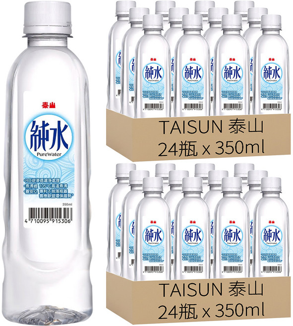 TAISUN 泰山 純水, 48瓶, 350ml