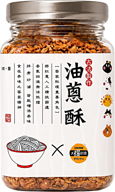SUNFOOD 太禓食品 古法製作油蔥酥, 300g, 1罐