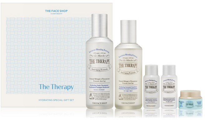 THE FACE SHOP 菲詩小舖 The Therapy保濕兩件組, 1組