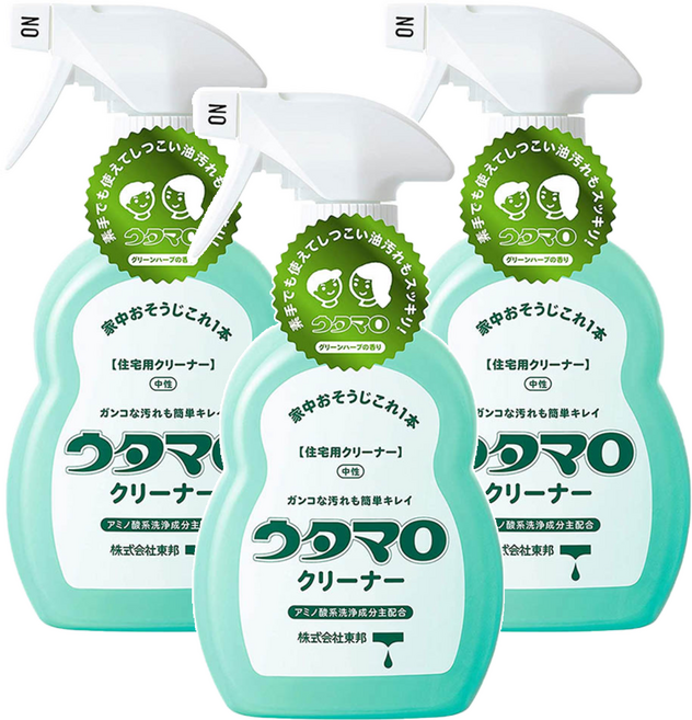 UTAMARO 東邦歌磨 萬用清潔劑, 400ml, 3瓶