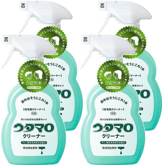 UTAMARO 東邦歌磨 萬用清潔劑, 400ml, 4瓶