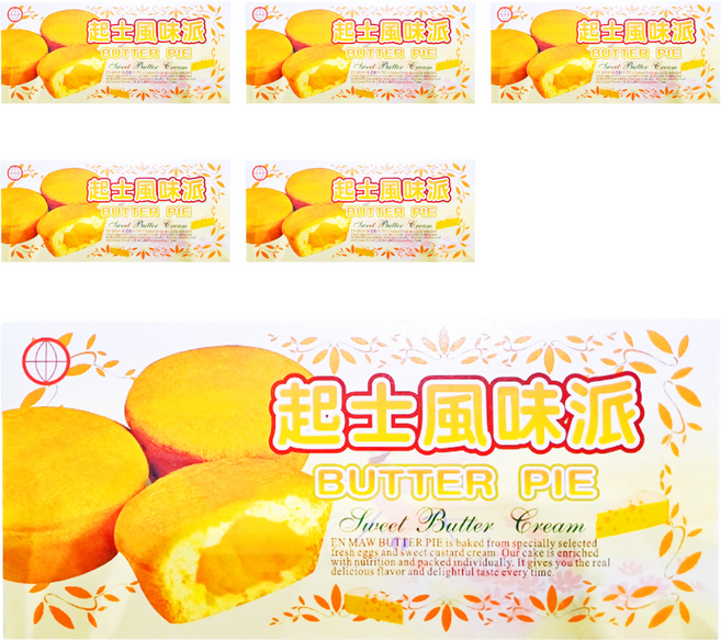 殷茂地球牌起士風味派 5個, 100g, 6盒