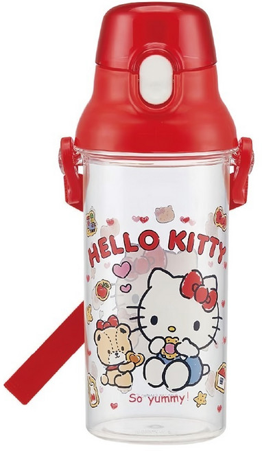 Skater 兒童直飲式透明冷水壺, HelloKitty, 480ml, 1個