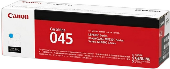 Canon 佳能 原廠碳粉匣 適用機型MF632Cdw/CRG-045C, 1個, 藍色