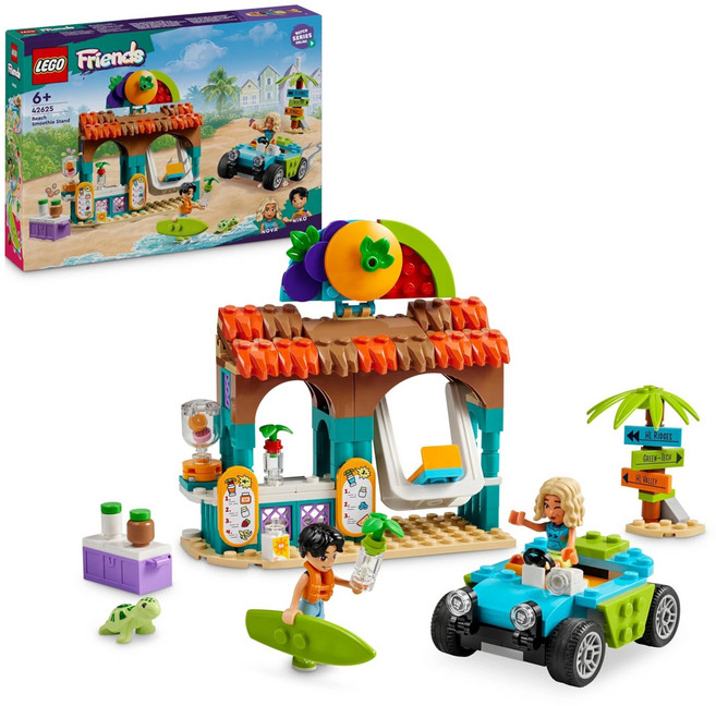 LEGO 42625 海灘冰沙小站 Beach Smoothie Stand, 混合, 1盒