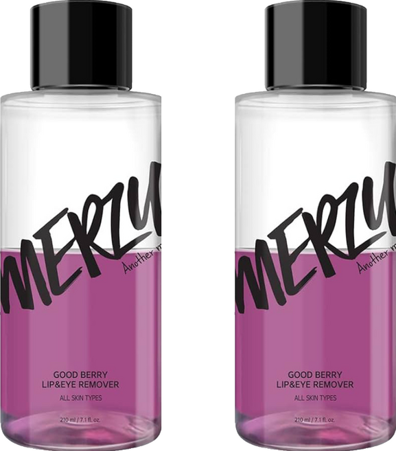 MERZY 韓國原廠直供 Good Berry眼唇卸妝液, 210ml, 2瓶