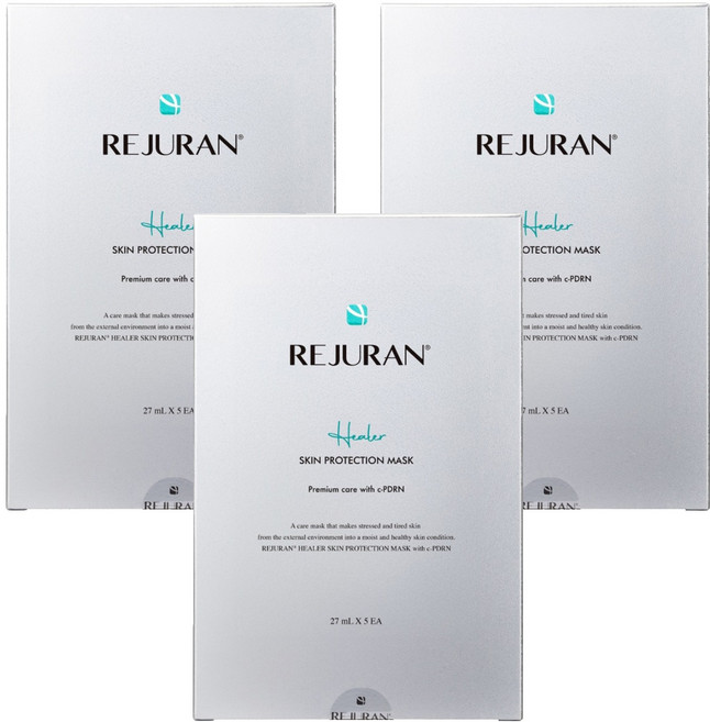 REJURAN Healer 肌膚保護面膜 27ml, 3個, 5入