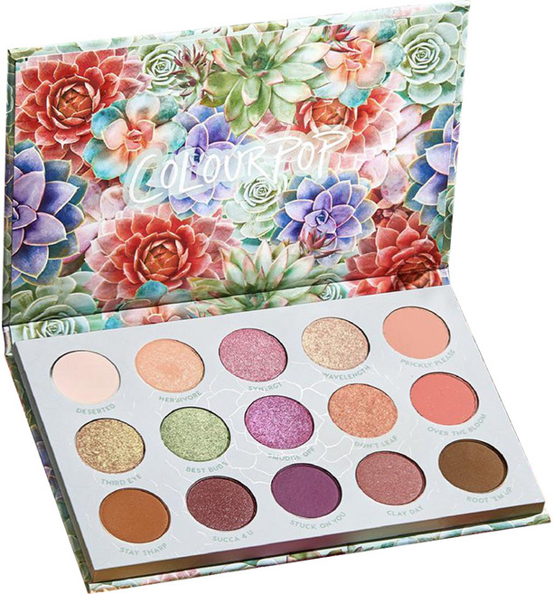 Colourpop 15色眼影盤 GARDEN VARIETY, 混和顏色, 1個