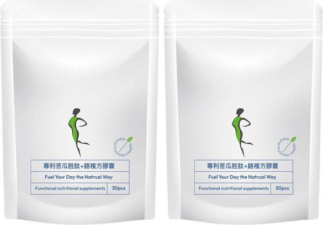 苦瓜胜肽 + 鉻複方膠囊 500mg, 2個, 30顆
