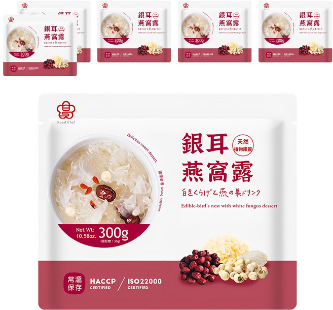 大甲佳旭 銀耳燕窩露, 300g, 6包