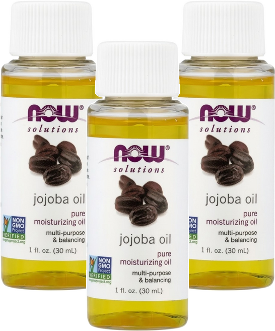 NOW Foods 純荷荷巴保濕油, 30ml, 3瓶