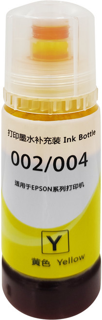 REQIR 002/004 連供印表機補充墨水, 黃色, 1個