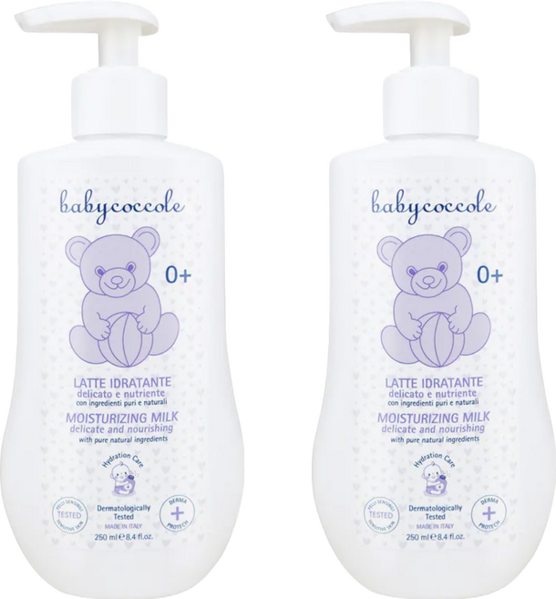 babycoccole 寶貝可可麗 清爽保濕乳液 0歲以上適用, 250ml, 2瓶