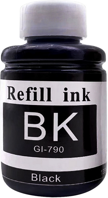 NEXTPAGE 台灣榮工 Canon G系列專用 Dye Ink 可填充染料墨水瓶 適用於 CANON 印表機 135ml, 黑色, 1個