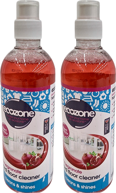 ecozone 愛潔森 地板清潔劑 石榴果香, 500ml, 2瓶