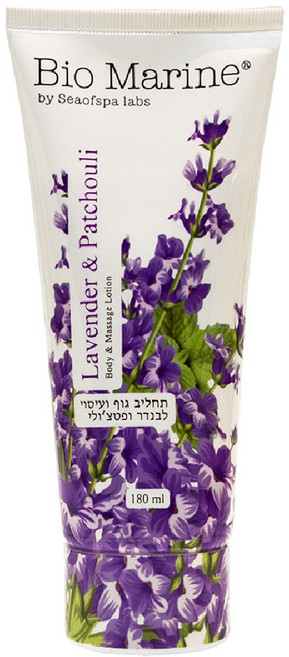 sea of spa 薰衣草廣藿香身體按摩乳液, 180ml, 1條