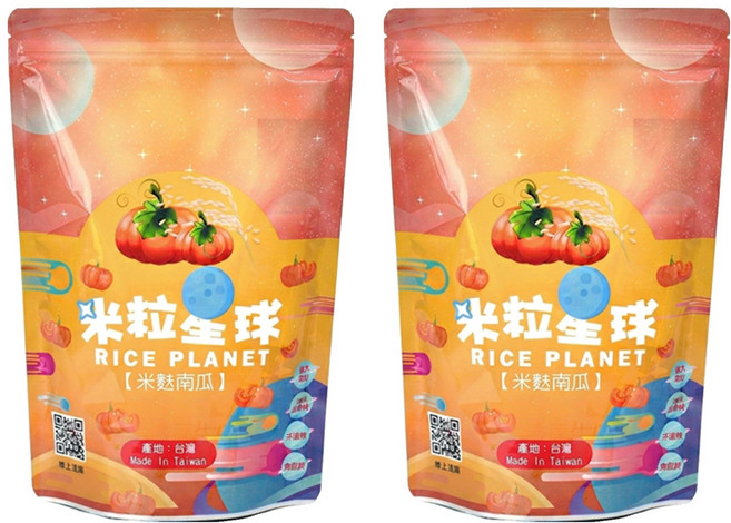 稻味 米粒星球 米麩南瓜, 90g, 2包