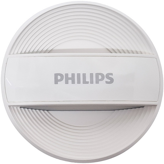 PHILIPS 飛利浦 智能光感小夜燈 充電款 8 x 3.6cm, 白色