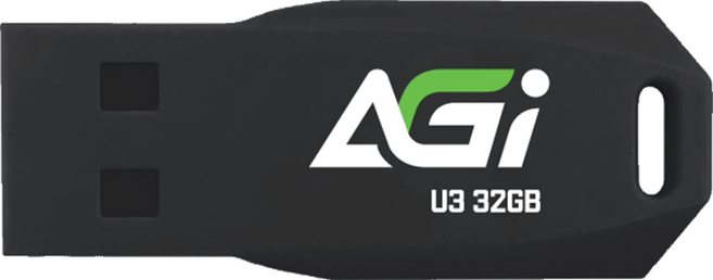AGi 亞奇雷 USB 3.2隨身碟 UP138 黑色, 32GB, 1個
