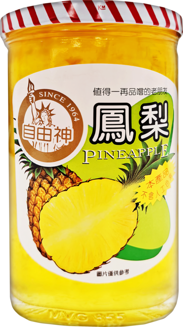 自由神 鳳梨果醬, 450g, 1罐