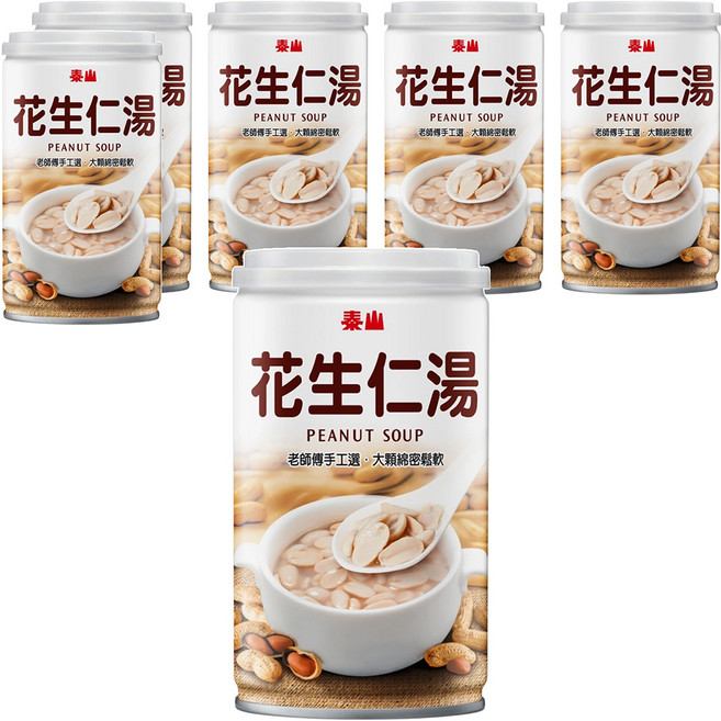 TAISUN 泰山 花生仁湯, 320g, 6罐