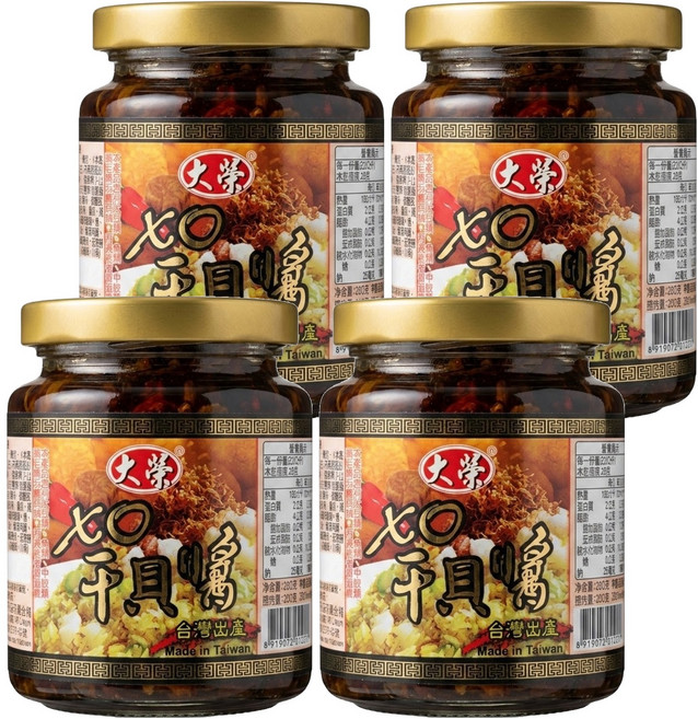 大榮 XO干貝醬, 240g, 4罐