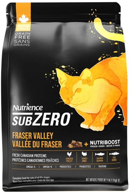 Nutrience 紐崔斯 SUBZERO 無穀貓糧 + 凍乾, 1袋