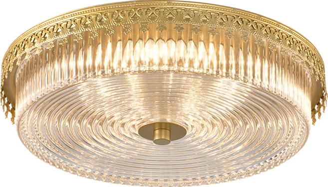 Camida 卡米達 赫拉 LED 調色吸頂燈 適用臥室 鐵和壓克力材質 AC85~265V 24W 適用2-3坪, 金色