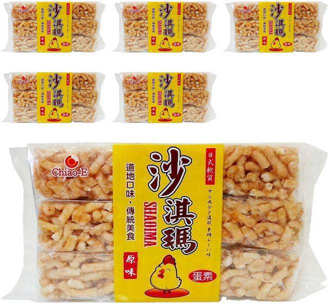 Chiao-E 巧益 原味沙琪瑪, 378g, 6袋