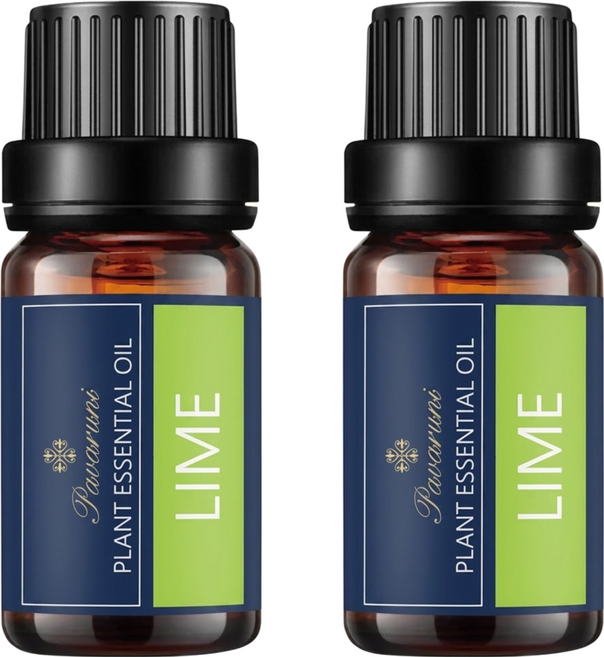 Pavaruni 美國 台灣公司貨 天然 純單方精油 萊姆 Lime 10ml 2瓶 50種香味 香薰 擴香 室內香氛