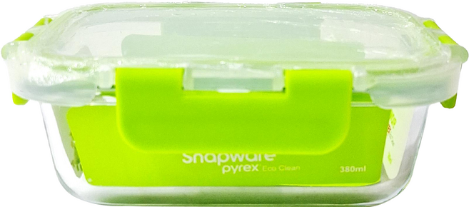 Corelle Brands 康寧餐具 Snapware Eco Clean 可拆扣玻璃保鮮盒, 容器 + 蓋子, 1個