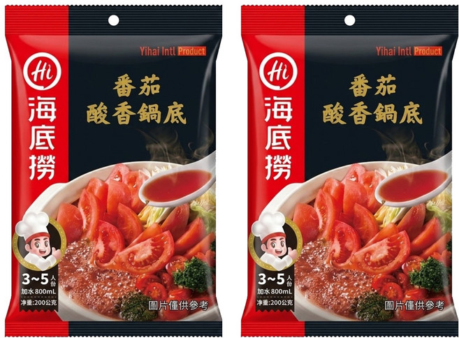 海底撈 酸香番茄鍋底, 200g, 2包