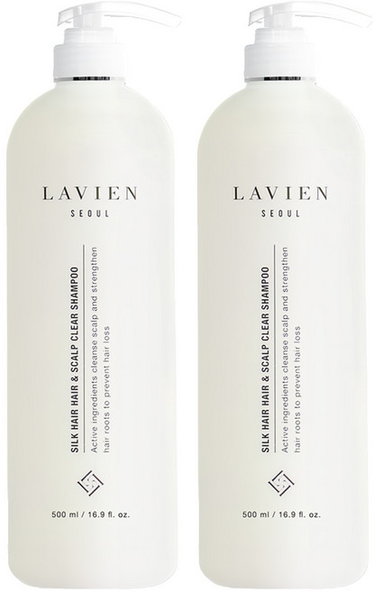 LAVIEN 絲滑柔順頭皮養護全效洗髮乳, 500ml, 2瓶