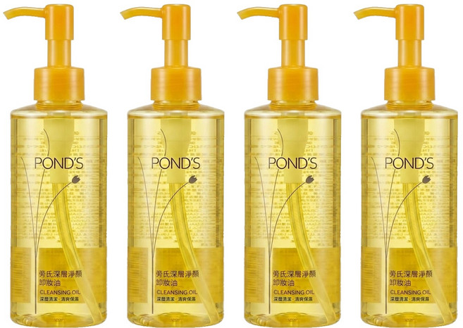 POND'S 旁氏 深層淨顏卸妝油, 175ml, 4瓶