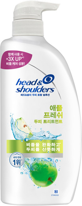 海倫仙度絲 頭皮全效解決方案護髮素 蘋果香, 1個, 850ml