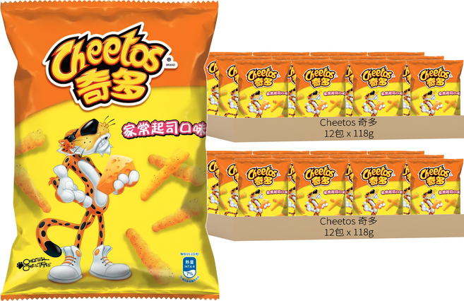 Cheetos 奇多 家常起司口味玉米棒, 118g, 24包