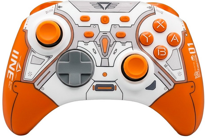 IINE 良值 SWITCH橘墨攻機甲Pro手把, L787, 橘色, 1個
