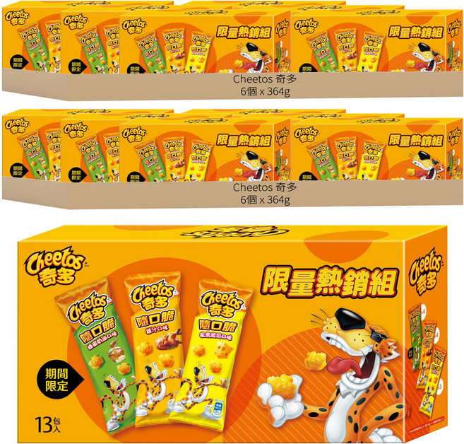 Cheetos 奇多 隨口脆玉米脆組, 364g, 12個