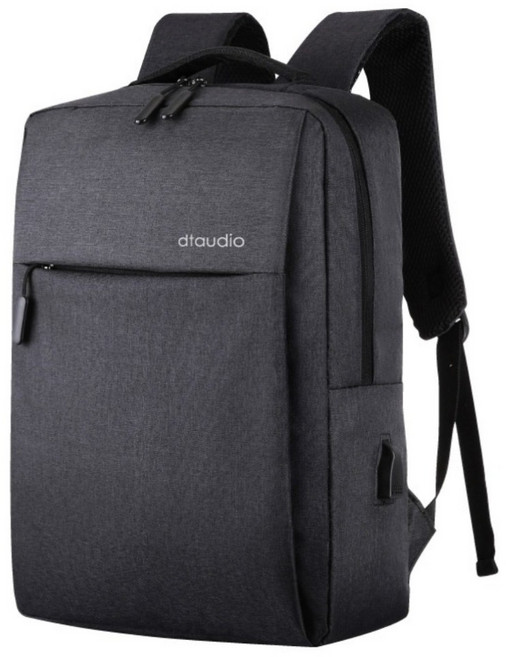 DTAudio 雙肩電腦包 黑色 適用17.3吋以下筆電 多層次收納 透氣減壓 拉桿固定帶 32 x 46 x 13cm P2B-C01-K 1個