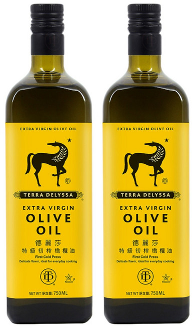 TERRA DELYSSA 德麗莎 特級初榨橄欖油, 750ml, 2瓶