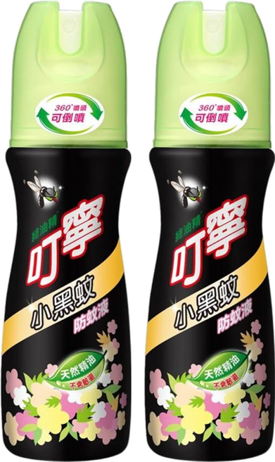 叮寧 小黑蚊防蚊液, 100ml, 2瓶