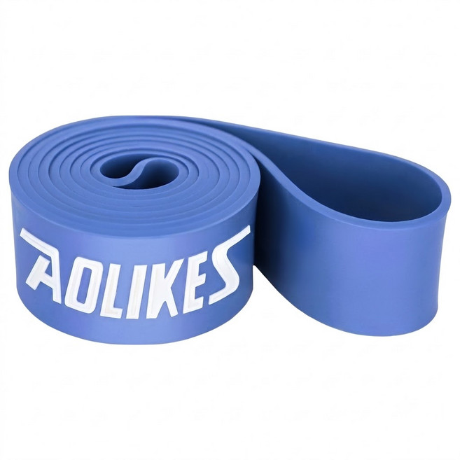 AOLIKES 奧力克斯 重訓健身瑜珈彈力拉力帶 3602 30~80kg, 藍色, 1個