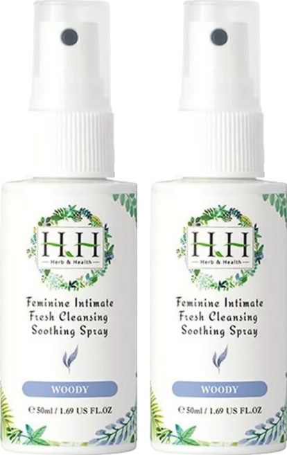 HH 草本新淨界 私密潔淨舒緩噴霧 悠然木質, 50ml, 2件
