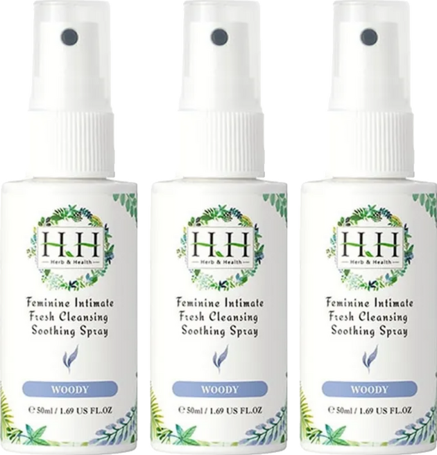 HH 草本新淨界 私密潔淨舒緩噴霧 悠然木質, 50ml, 3件